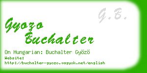 gyozo buchalter business card